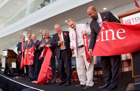 Temple University Medical Education and Research Building ribbon-cutting